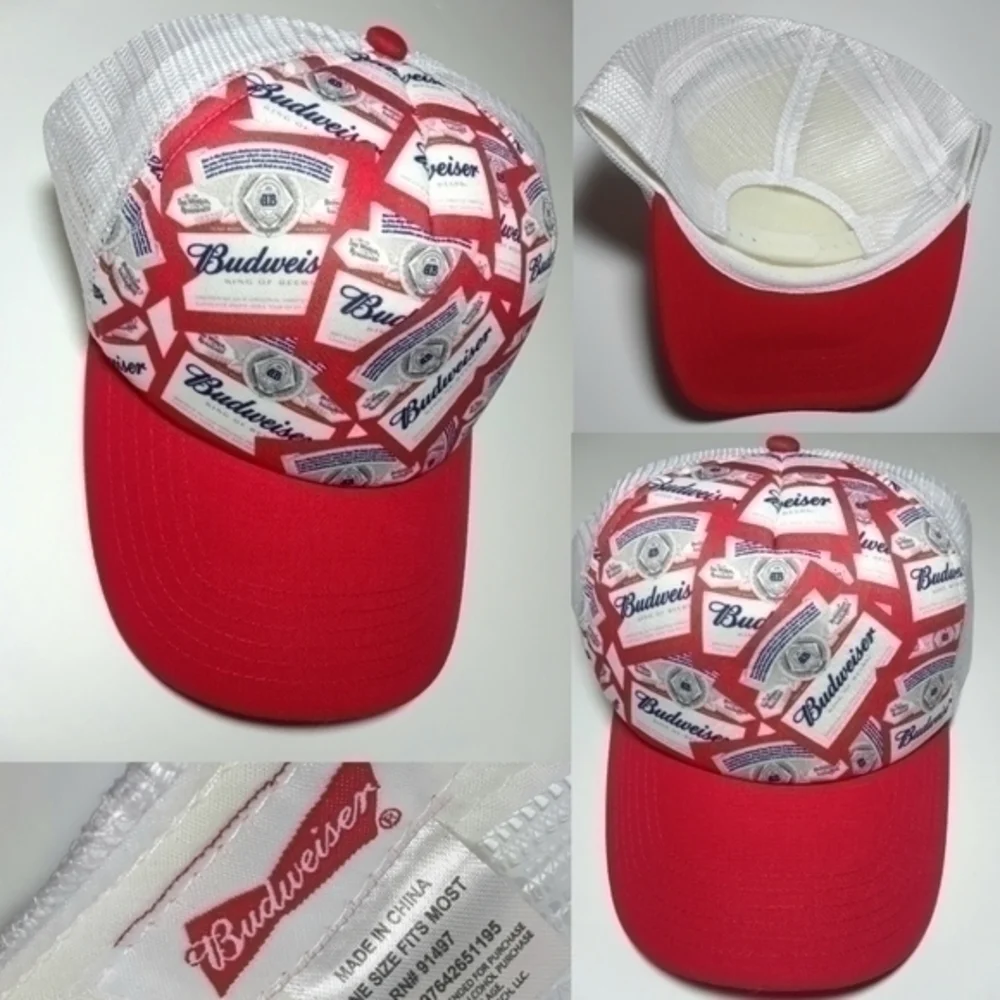 Budwieser Vintage Trucker Style Strap Back…